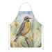North Dakota Western Meadowlark Apron Cooking Kitchen Server Baking Crafts Gardening For Adult Women Men, Unisex, Large, Multicolor_maomaolike.com