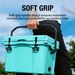 25QT Portable Cooler, Insulated Hard Cooler With Bottle Opener, Cup Holder, Forming Ruler, Travel, Beach, Camping, Fishing_maomaolike.com