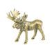Elk Small Ornament Creative Home Entrance Office Table Desktop Copper Large Antler Moose Tea Pet Metal Craft_maomaolike.com