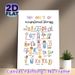 Occupational Therapy ABCs Painting Poster, Colorful Illustrated Alphabet-style Poster, Informative Educational Reference Suitable For Therapy Clinics_maomaolike.com