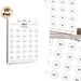 $1000 30-Day Savings Challenge Painting Poster, Cute Hand-drawn Colorful Accented Savings Tracker Poster, Practical Tool To Achieve $1000 Saving Goal_maomaolike.com