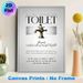 Islamic Toilet Dua Painting Poster, Elegant Minimalist Typographic & Vintage Faucet Graphic Poster, Displays Traditional Islamic Supplication, Ideal_maomaolike.com