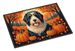 Bearded Collie Fall Doormat Front Door Mat Indoor Outdoor Rugs For Entryway, Non Slip Washable Low Pile, 24H X 36W_maomaolike.com