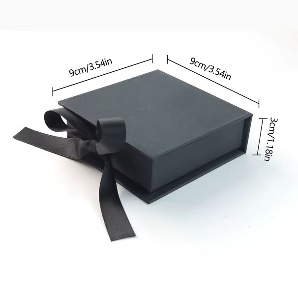 1pc Jewelry Packaging Box, Ribbon Flip Box, Jewelry Gift Storage Box, For Earrings Rings Necklaces Bracelets Pendants_maomaolike.com