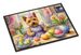 Decorating Easter Norwich Terrier Doormat Front Door Mat Indoor Outdoor Rugs For Entryway, Non Slip Washable Low Pile, 24H X 36W_maomaolike.com