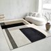 Living Room Rug Large Size Gorgeous Gold Frame Design Bedroom Rug Plush Thickened Machine Washable Thickened Underlay Interior Decorative Rug_maomaolike.com