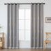 2 Panels Double Layer Curtains, Nordic Embroidery Sheer & Blackout 2-in-1, For Living Room Bedroom_maomaolike.com