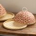 Handmade Rattan Nanyang Style Fruit Platter, Bread Basket, Round With Lid, Insect Proof Dining Table Cover, Fruit Leftovers, Leftover Food Umbrella_maomaolike.com