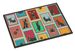 Lots Of Black And Tan Chihuahua Doormat Front Door Mat Indoor Outdoor Rugs For Entryway, Non Slip Washable Low Pile, 24H X 36W_maomaolike.com