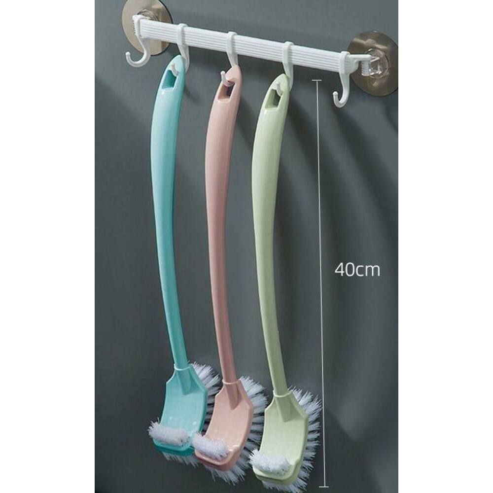 Shunsheng Stainless Steel Wall-Mounted No Dead Angle Household New Model Bathroom Toilet Cleaning Brush_maomaolike.com