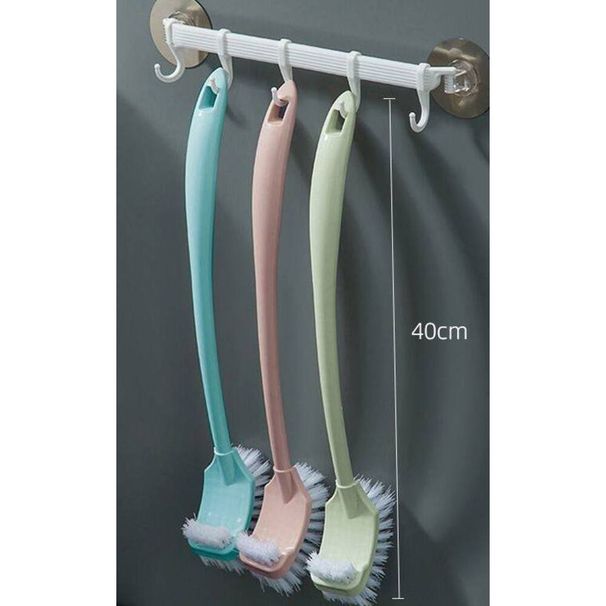 Shunsheng Stainless Steel Wall-Mounted No Dead Angle Household New Model Bathroom Toilet Cleaning Brush_maomaolike.com