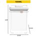 Stackable Transparent Vacuum Sealed Container, Extra Airtight Plastic Dry Food Storage Box For Kitchen Pantry_maomaolike.com