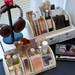 Lipstick Eyeshadow Makeup Brush Storage Integrated Cosmetic Rack High-end Skincare Organizer Box Socialite Style_maomaolike.com
