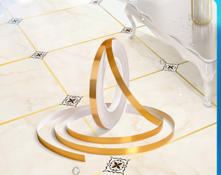 Source Factory: Self-adhesive Waterproof Tile Seam Stickers, Decorative Edge Strips, Floor Stickers_maomaolike.com