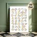 Abstract Typography Painting Poster, Pastel-toned Isometric Letter Art Poster, Unique Typographic Decor Suitable For Living Room, Office, Studio_maomaolike.com