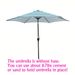 9FT TILT UMBRELLA With Stripes Fabric_maomaolike.com