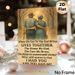 Elderly Couple Romantic Painting Poster, Warm Watercolor Style Sunset Woods Scene Poster, Heartfelt Sentimental Message, Suitable For Bedroom, Living_maomaolike.com