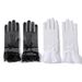 Unisex Ladies fishnet bow lace lace bridal gloves Wedding dress etiquette stage performance gloves_maomaolike.com