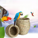 Straw Weaving Parrots, Lovebirds, Budgerigars, Pearl Finches, Bird Nest Breeding Box, Durable And Warm For Winter,_maomaolike.com