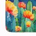 Arizona Saguaro Cactus Blossom In Watercolor Memory Foam Kitchen Mat Machine Washable Anti-Fatigue Mat Cushion Comfort Bath Mat Or Kitchen Rug_maomaolike.com