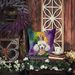 White Poodle King Of Mardi Gras Throw Pillow Machine Washable, Indoor Outdoor Decorative Pillow For Couch, Bed Or Patio, 14Hx14W_maomaolike.com