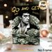 Money Motivational Scarface Painting Poster, Monochrome With Gold Accents Portrait Poster, Inspirational "Go And Get Yours" Decor, Ideal For Home_maomaolike.com