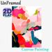 Abstract Colorful Art Painting Poster, Vibrant Fluid Color-block Abstract Poster, Adds Artistic Visual Charm, Suitable For Living Room, Bedroom And_maomaolike.com