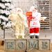 New Decorative Products Standing Santa Claus Christmas Plastic Doll Creative Toy Decoration_maomaolike.com