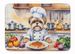 Lhasa Apso The Chef Memory Foam Kitchen Mat Machine Washable Anti-Fatigue Mat Cushion Comfort Bath Mat Or Kitchen Rug_maomaolike.com