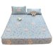 Washed Cotton Quilted Thickened Single Piece Protector Dustproof Non-Slip Mattress Cover_maomaolike.com