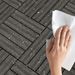 Wood Plastic Composite Deck Tiles Set Of 20pcs, DIY Interlocking Decking Tiles, Floor Tile, Durable, Maintenance, Waterproof, Indoor Outdoor, 12x12in_maomaolike.com