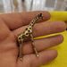 Copper-Plated Giraffe Ornament Home Living Room Office Desktop Tea Table Decoration Creative Craft Small Gift_maomaolike.com