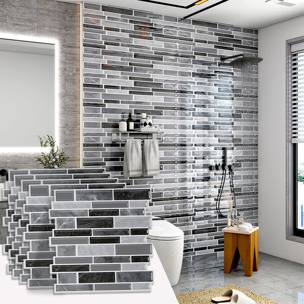 30*30cm*10 Pieces 3D Emerald Hexagon Tile Crystal Stickers – Self-Adhesive Waterproof Wall Covering For Shower & Kitchen_maomaolike.com
