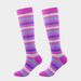 Socks new breathable compression socks, sports and leisure pressure calf socks, color-blocked striped leg socks, factory direct sales_maomaolike.com