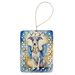 Whippet My Angel Porcelain Ornament Christmas Tree Hanging Decorations For Home Christmas Holiday, Rectangle, Gift, Multicolor_maomaolike.com