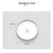 2pcs LED Smar Human Body Sensor Lamp Emergency Auomaic Lighing USB Charging Wireless Magenic Sucion Use Nigh_maomaolike.com