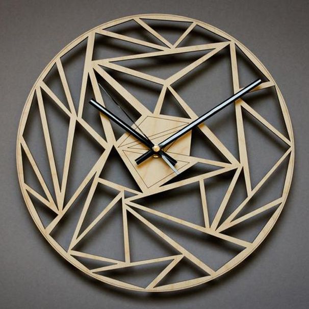 Geometric Pattern Wall ClockGMd_maomaolike.com