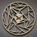 Geometric Pattern Wall ClockGMd_maomaolike.com