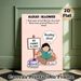 Homophone (Aloud/Allowed) Learning Painting Poster, Clear Educational Cartoon Style Poster, Explains Homophone Definitions To Assist English Language_maomaolike.com