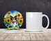 Sheltie In Sunflowers Large Sandstone Coasters Pack Of 4 Absorbent Round Coasters Decor Gifts For Men Or Women, 4 In, Multicolor_maomaolike.com