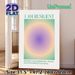 Resilience Affirmation Painting Poster, Soft Gradient Color Circular Poster, Inspirational Positive Statement To Boost Mental Wellness, Ideal For_maomaolike.com