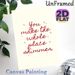 Inspirational Quote Painting Poster, Warm Red Handwritten Script Poster, Heartwarming Glittery Star Accented Decor Suitable For Bedroom, Living Room_maomaolike.com