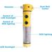 Yellow Multi-functional Car Safety Hammer With Flashlight_maomaolike.com