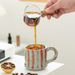 Japanese Style Coarse Pottery Ins Style Coffee Cup, High Aesthetic Handmade Ceramic Cup_maomaolike.com