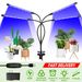 Grow Lights For Indoor Plants, IMounTEK 80W 80 LEDs Plant Lights With Red Blue Full Spectrum 10 Dimmable Level 360°Adjustable Gooseneck 3/6/12H Timer Grow Lamp For Succulent Plants Growth_maomaolike.com