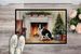 Karelian Bear Dog Cozy Christmas Doormat Front Door Mat Indoor Outdoor Rugs For Entryway, Non Slip Washable Low Pile, 24H X 36W_maomaolike.com