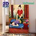 Thai Massage Themed Painting Poster, Vibrant Traditional Style Poster, Showcasing A Soothing Massage Scene, Delivers Tranquil Atmosphere Perfect For_maomaolike.com