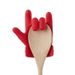 Creative and practical kitchen gadgets Finger shaped pot lid to prevent overflow and elevate the soup spoon rack to prevent soup from overflowing_maomaolike.com