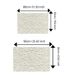 Bathroom Mat Toilet Mat Shower Mat Entrance Rug Absorbent Non-Slip Mat Soft Quick-Dry Machine Washable_maomaolike.com