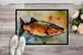 Brown Trout Doormat Front Door Mat Indoor Outdoor Rugs For Entryway, Non Slip Washable Low Pile, 24H X 36W_maomaolike.com
